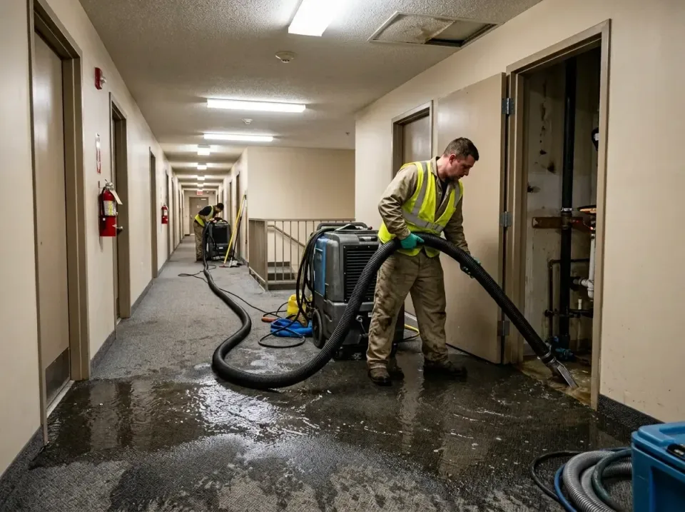 multi-unit-apartment-hallway-f-005 — frequently asked questions, Emergency Burst Pipe Water Extraction & Removal in Iona, ID